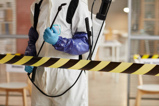 Professional Biohazard technician working in Chester, PA